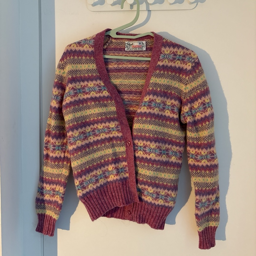 Colorful Vintage Women's Sweater